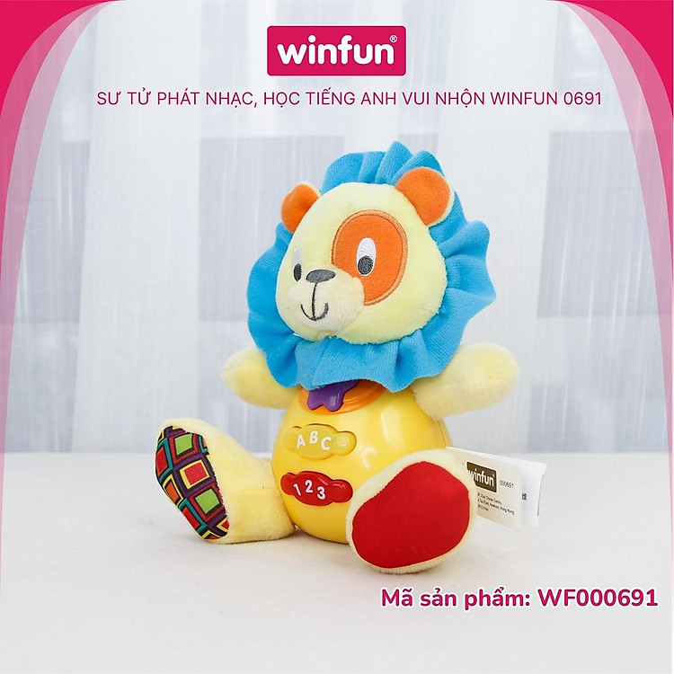Đồ chơi sư tử phát nhạc Winfun Chính hãng Giá tốt - Hình ảnh 2