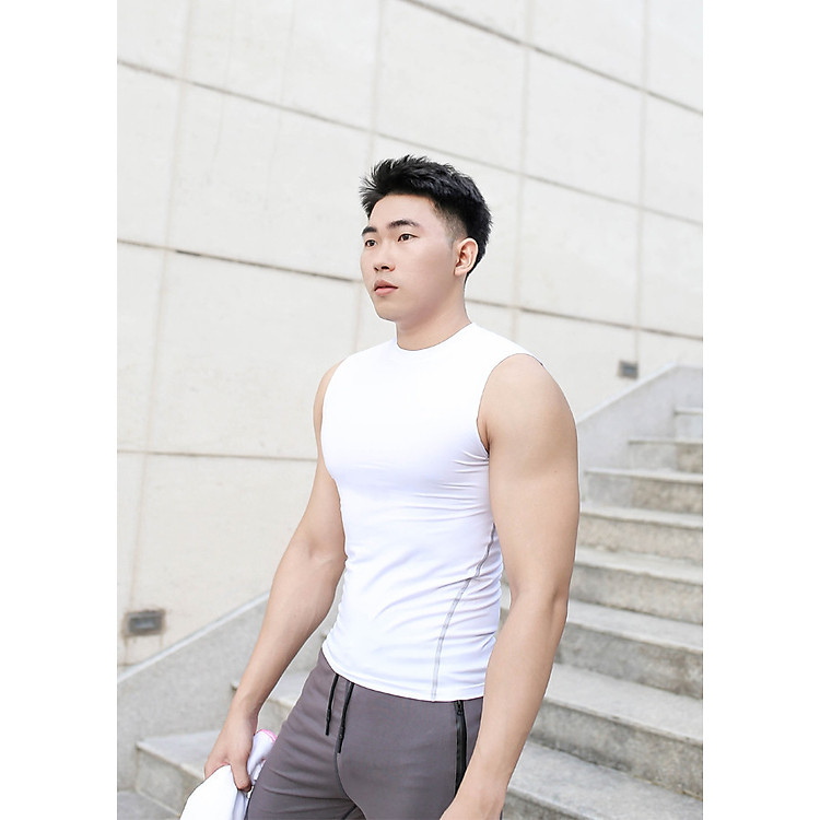 Áo Sát Nách Ba Lỗ Nam Ôm Body Tập Gym Thể Thao Thun Lạnh Co Giãn Chất Lượng Tốt Cao Cấp