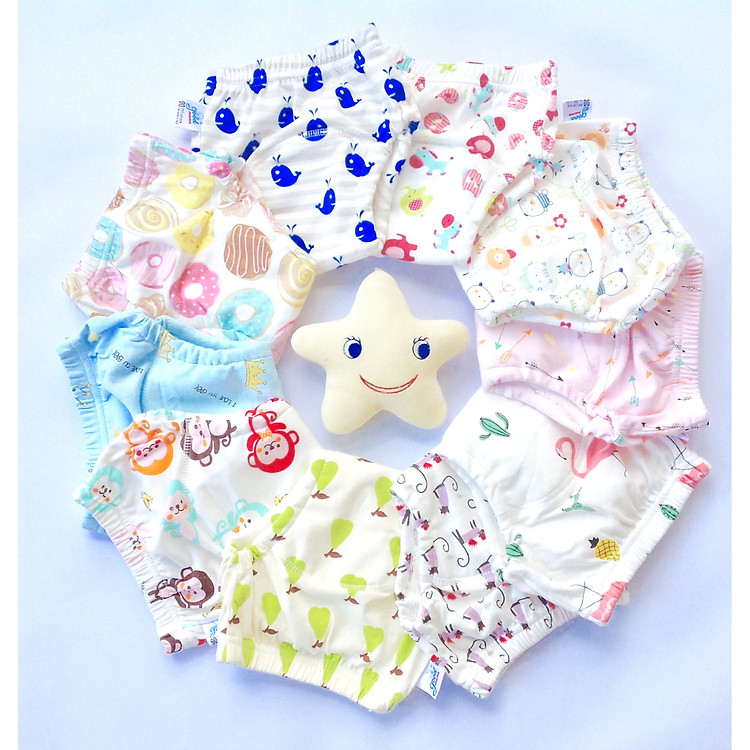 Combo 10 Quần Bỏ Bỉm cao cấp Việt Nam xuất Nhật 6 lớp