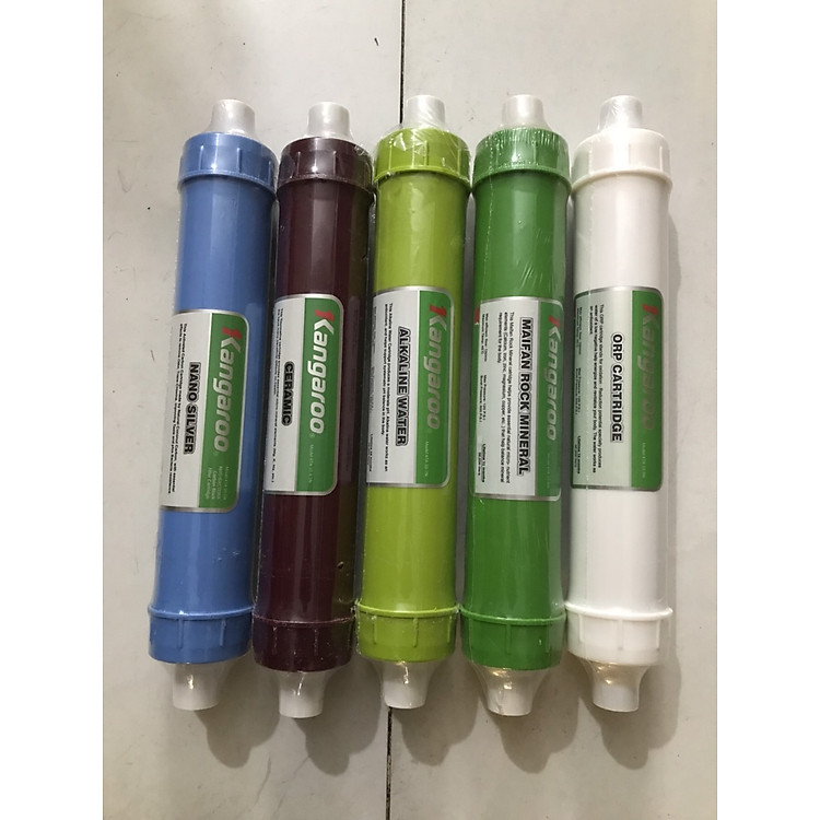 Combo 5 lõi lọc 5,6,7,8,9 Kangaroo - Hàng chính hãng - Dùng thay thế cho máy lọc RO