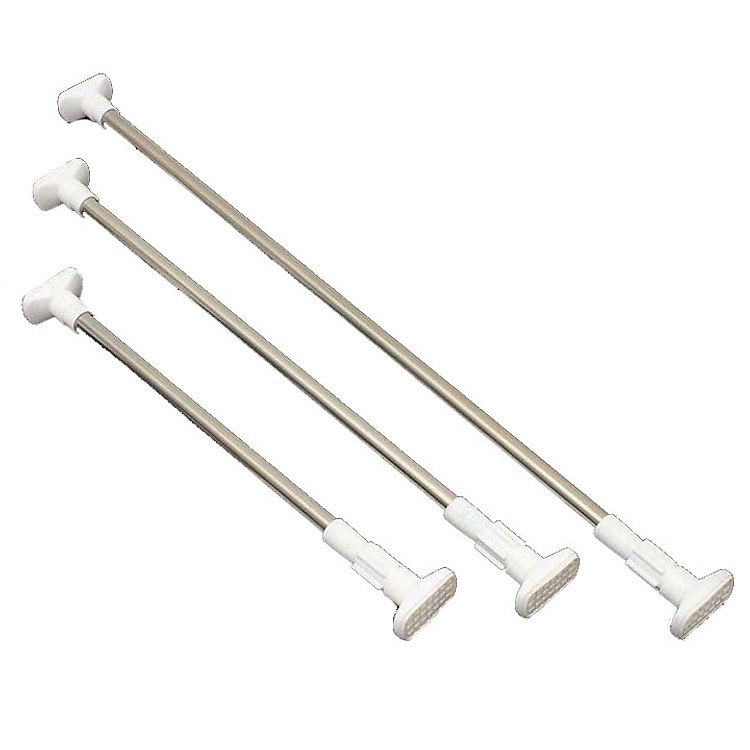 Thanh treo rèm INOX không khoan tường, có cả rèm