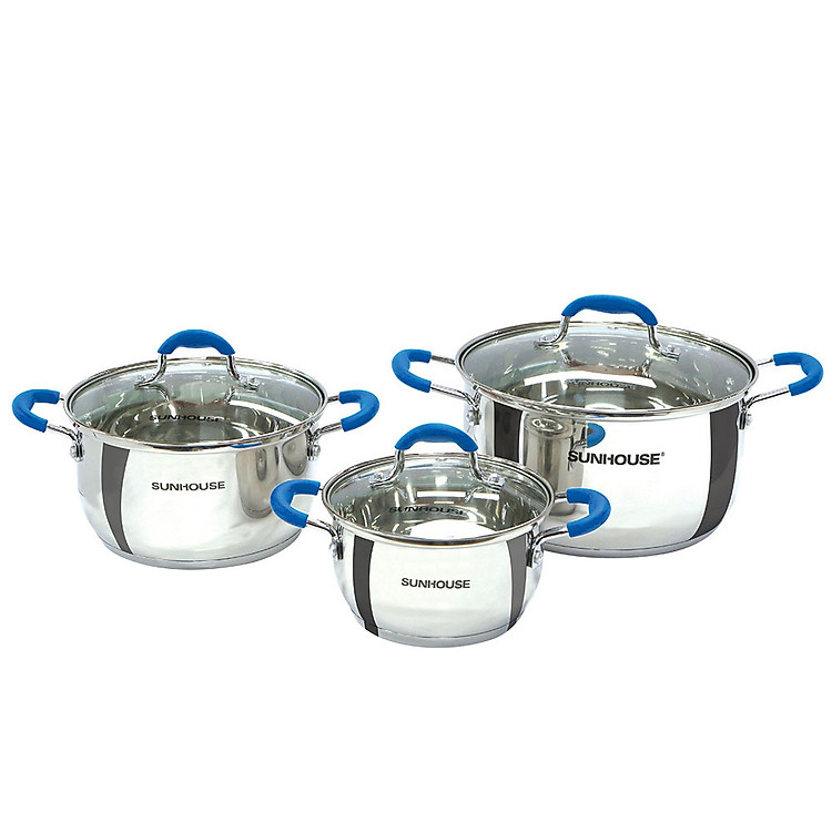 Bộ nồi Inox 5 đáy Sunhouse SHG2503MBD