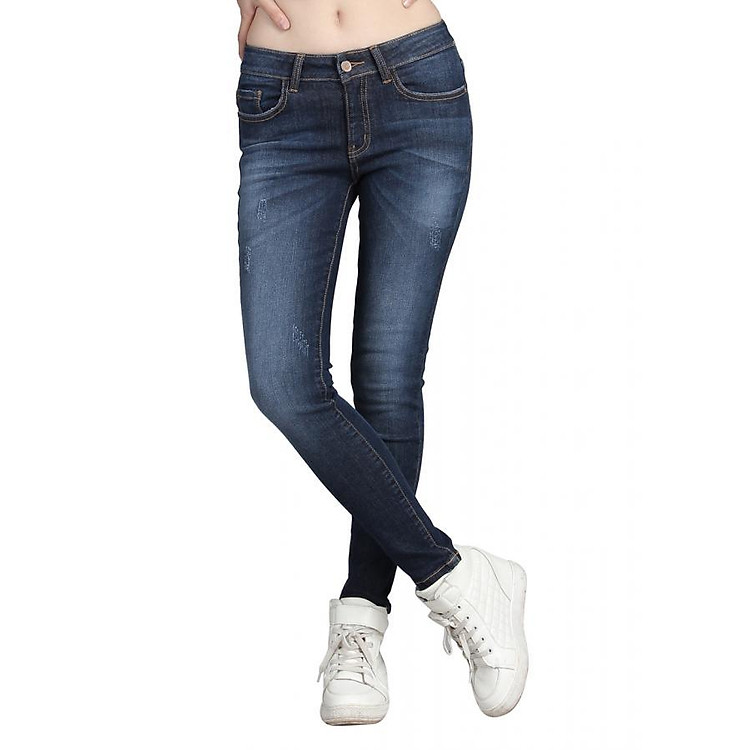 Quần Jeans Skinny Nữ ALE JEANS 60208SK - Xanh Đen