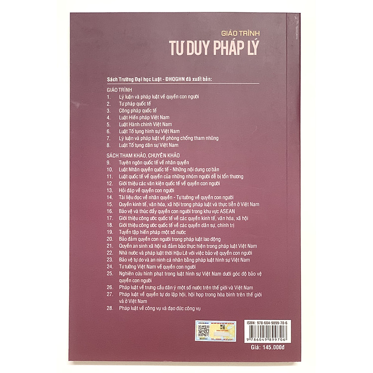 Giáo trình tư duy pháp lý (Tái bản lần thứ nhất) - Ảnh 2