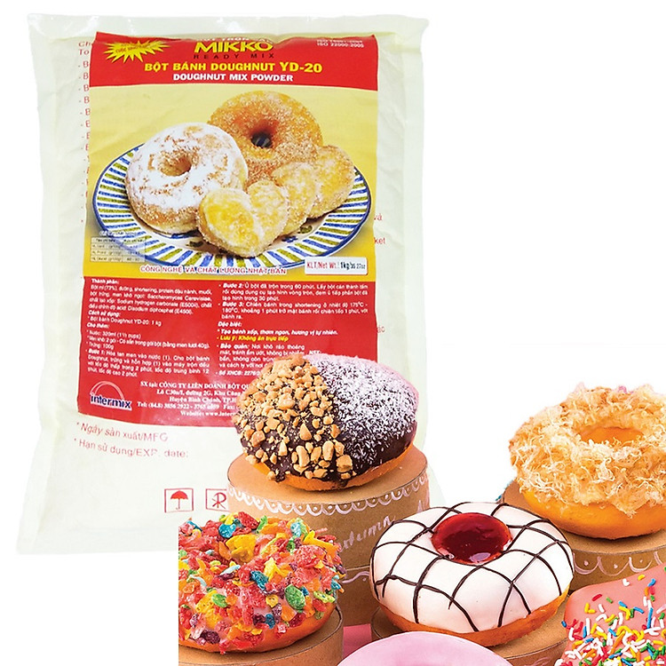 Bột bánh doughnut Mikko 1kg