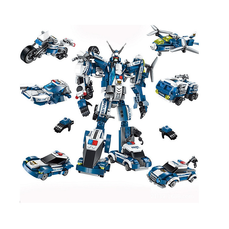 BỘ ĐỒ CHƠI LẮP GHÉP CẢNH SÁT 1407