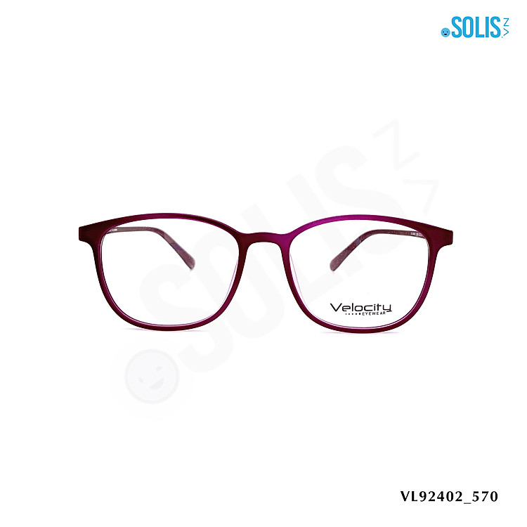 Gọng kính plastic hiệu Velocity VL92402, cắt kính cận, viễn, loạn kích thước 51-17-140