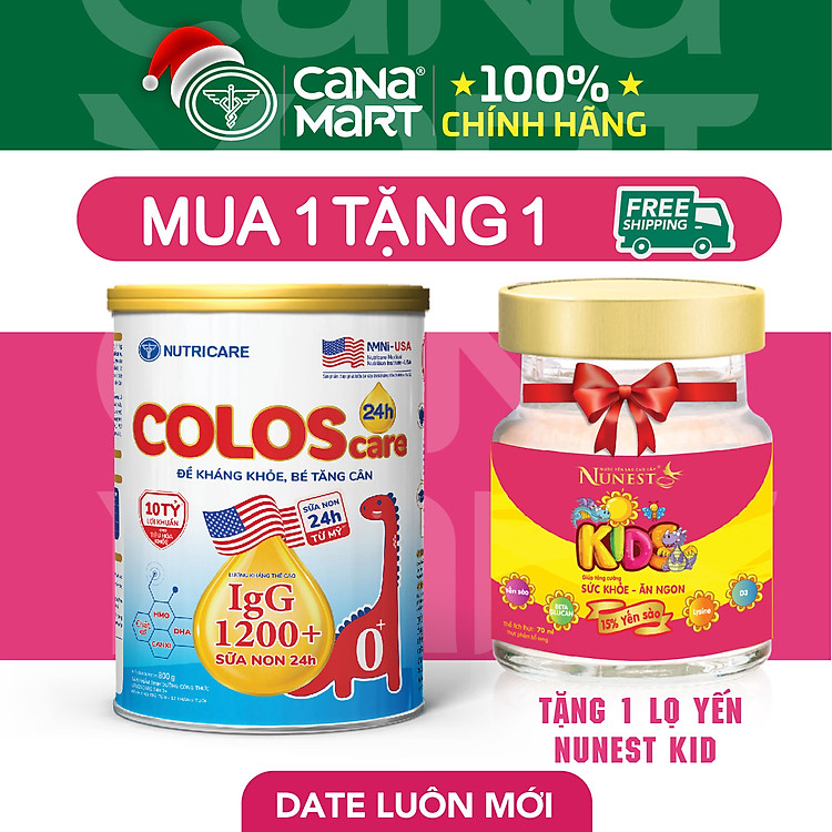Tìm mua tại Avakids:Nơi Sữa non Nutricare ColosCare 0+ 800g Tin cậy, tràn ngập Khuyến mãi, Ưu đãi