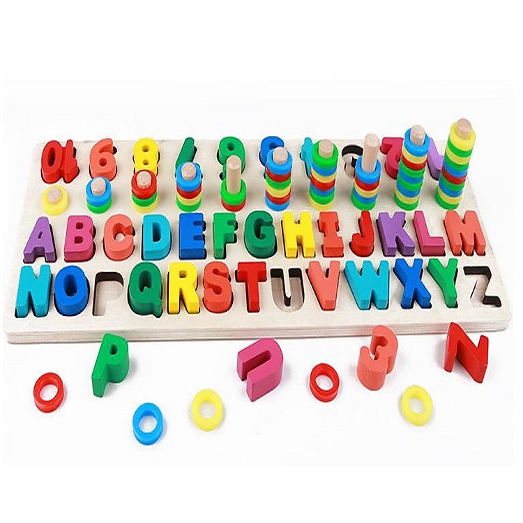 Đồ chơi bảng chữ cái gỗ cho bé Chính hãng Ưu đãi - Hình ảnh 4