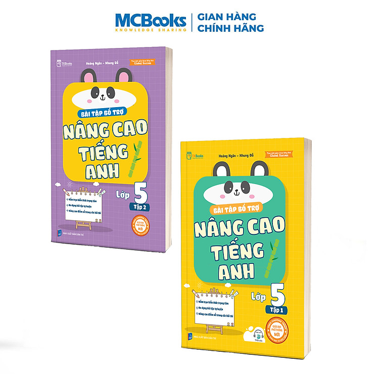 Sách - Bài Tập Bổ Trợ Nâng Cao Tiếng Anh Lớp 5 – Phân loại lẻ/combo