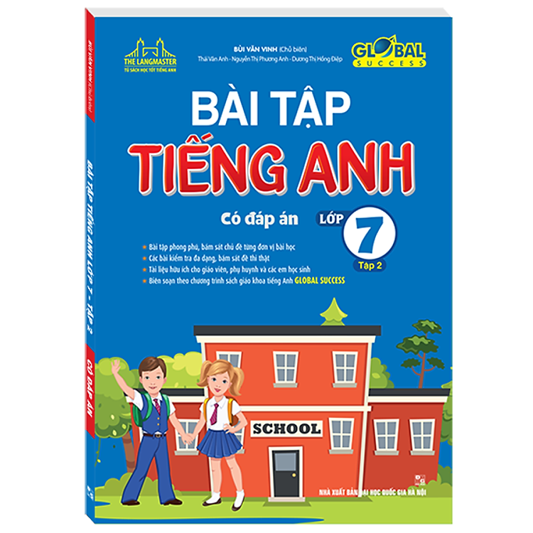 GLOBAL SUCCESS – Bài Tập Tiếng Anh Lớp 7 Tập 2 (Có đáp án)