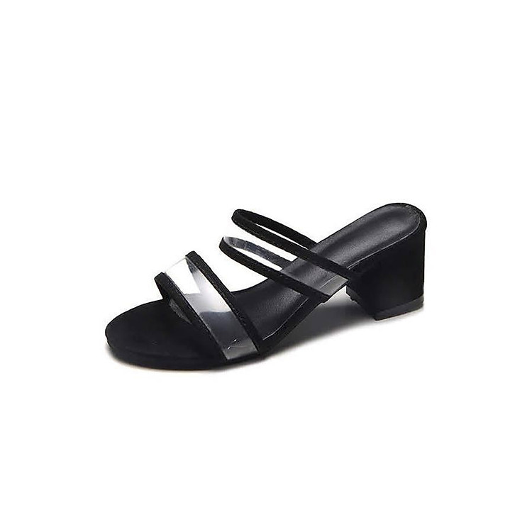 Dép Nữ Gót Vuông Cao 6cm Sành Điệu 3Fashion - MSP 3142