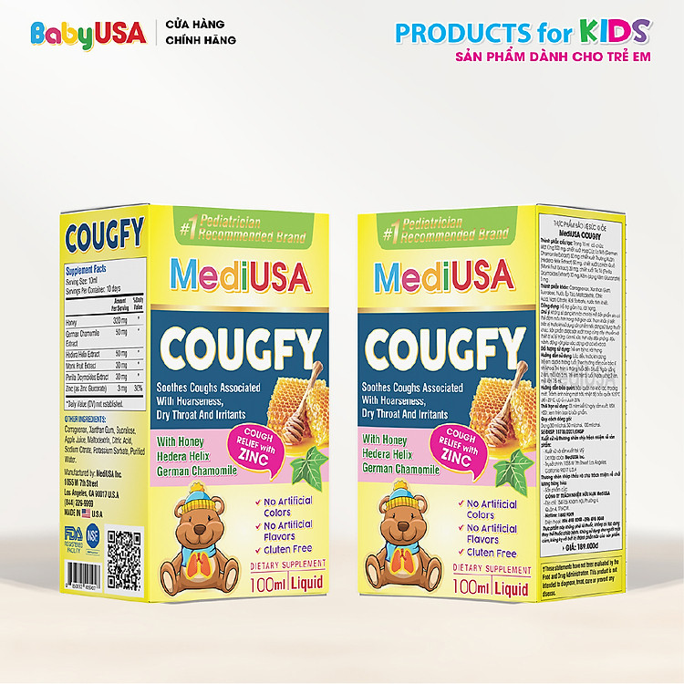 MediUSA COUFY - Giảm ho cho trẻ Tiết kiệm - Hình ảnh 4