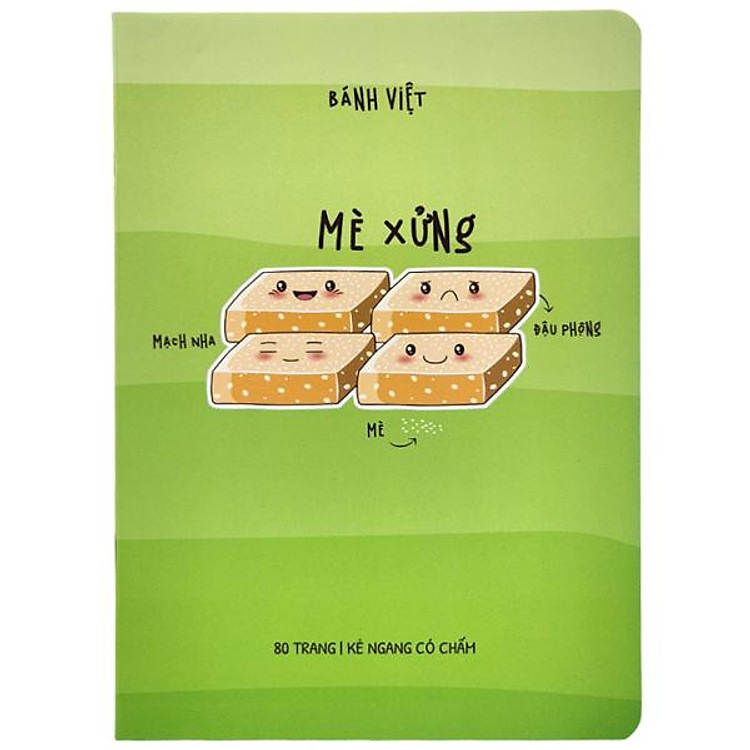 Tập Học Sinh Bánh Việt (80 trang, 70gsm)