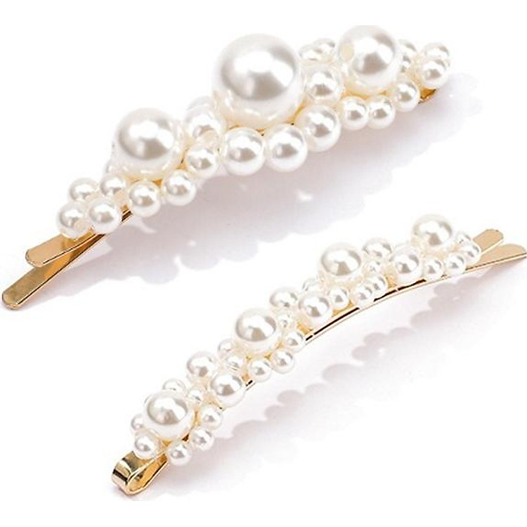 Set 2 kẹp tóc ngọc trai Hàn Quốc hot hit