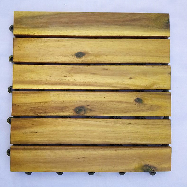 Thùng ván gỗ lót sàn 6 nan - vàng chanh (10 vỉ)