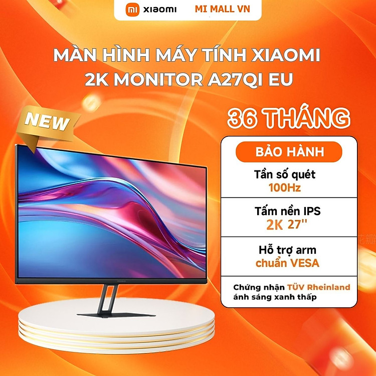 Mua Màn Hình Máy Tính Xiaomi 2K Monitor A27Qi EU 27inch / LCD IPS / 100Hz / 2K / 6ms - Hàng Chính Hãng tại WinhotechVN