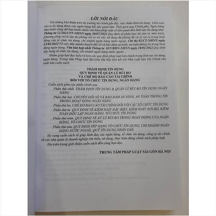 Thẩm Định Tín Dụng Quy Định Về Quản Lý Rủi Ro Và Chế Độ Báo Cáo Tài Chính Đối Với Tổ Chức Tín Dụng Ngân Hàng - Ảnh 2