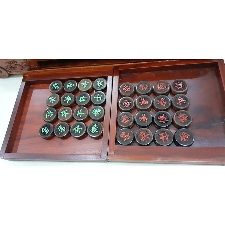 Quân Cờ Tướng Gỗ Trắc Chính Hãng Chính hãng Giá tốt