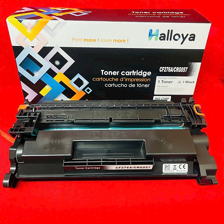 Hộp mực 76A 057 HALLOYA NO CHIP cho máy in Hp HP M404n, M428DW Canon LBP 223dw/ 226dw PHẢI LẤY CHÍP CŨ GẮN QUA - Hàng Nhập Khẩu