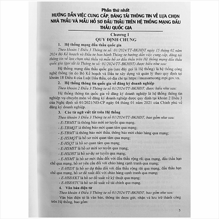 Nghiệp Vụ Đấu Thầu Xây Lắp Qua Mạng – Mẫu Hồ Sơ Đấu Thầu (V2452T) - Ảnh 3