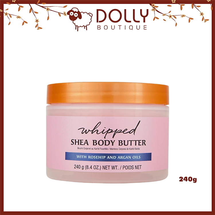 Bơ Dưỡng Thể Tree Hut Moroccan Rose Whipped Shea Body Butter 240g