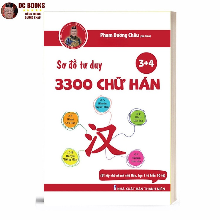 Sơ Đồ Tư Duy 3300 Chữ Hán (Tập 3 + 4) – Học Từ Vựng Tiếng Trung Qua Câu Chuyện