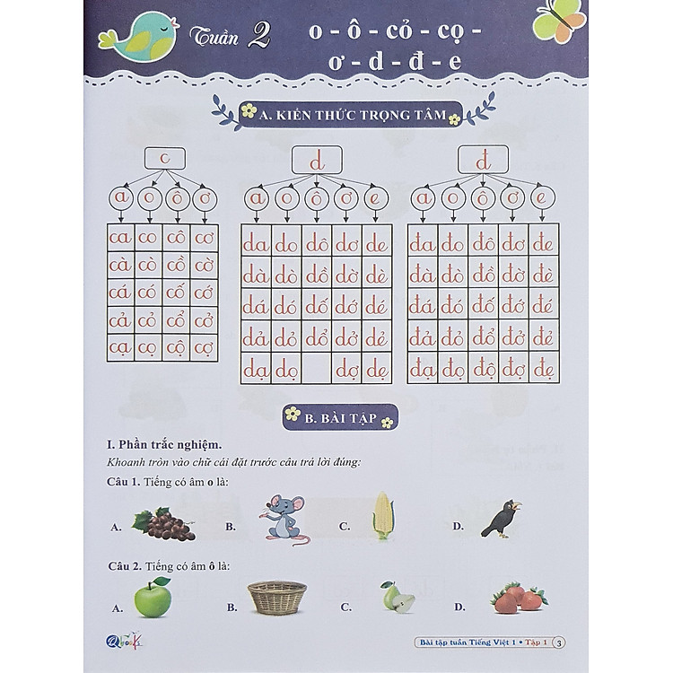 Bài Tập Tuần Tiếng Việt 1 Tập 1 + 2 - Ảnh 2