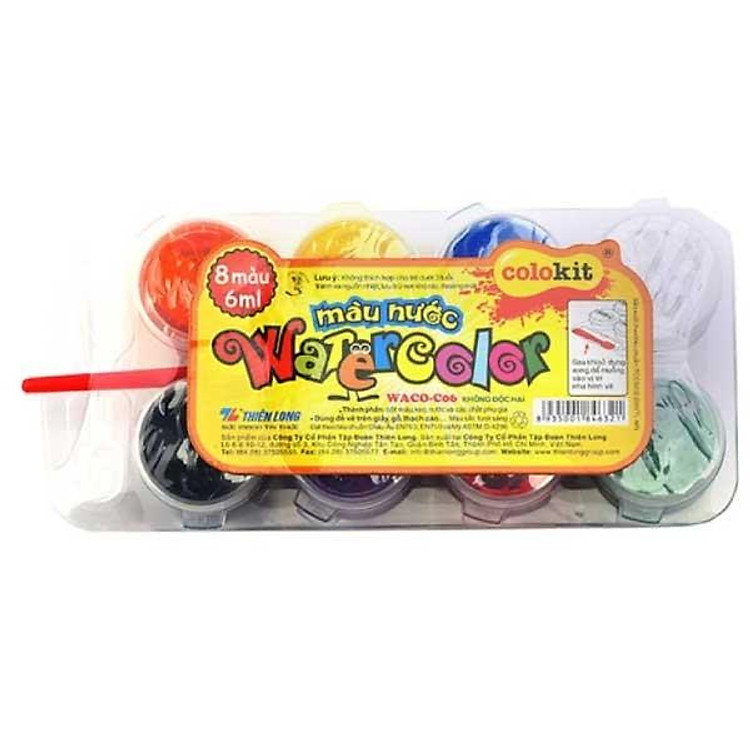 Màu Nước Thiên Long WACO C06 (8 màu)