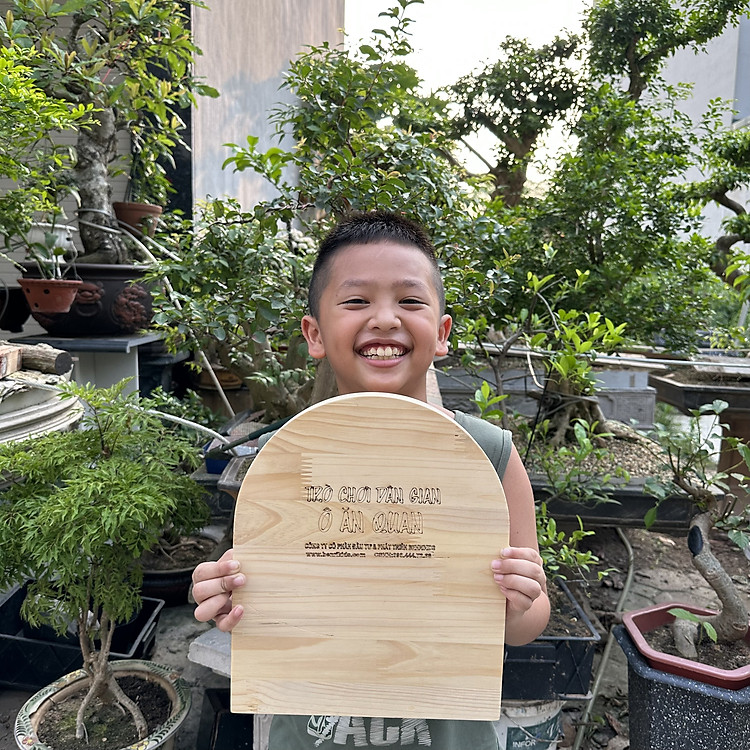 Ô Ăn Quan Gỗ Gập Gọn 60x25cm Chính hãng Tiết kiệm - Hình ảnh 4