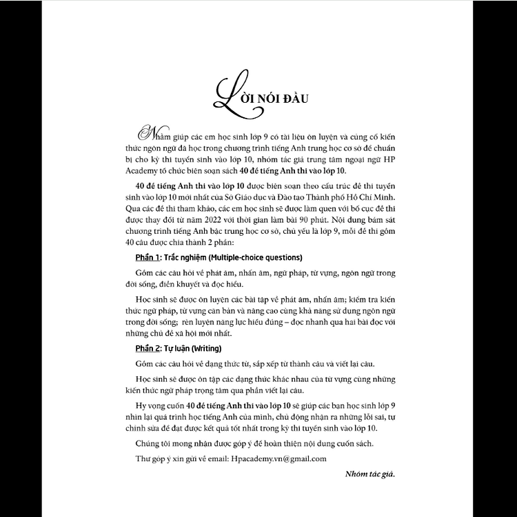 40 Đề Tiếng Anh Thi Vào Lớp 10 - Ảnh 5