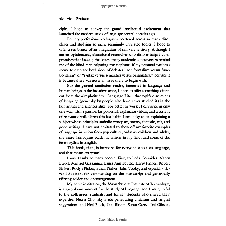 The Language Instinct: How the Mind Creates Language (P.S.) - Ảnh 4