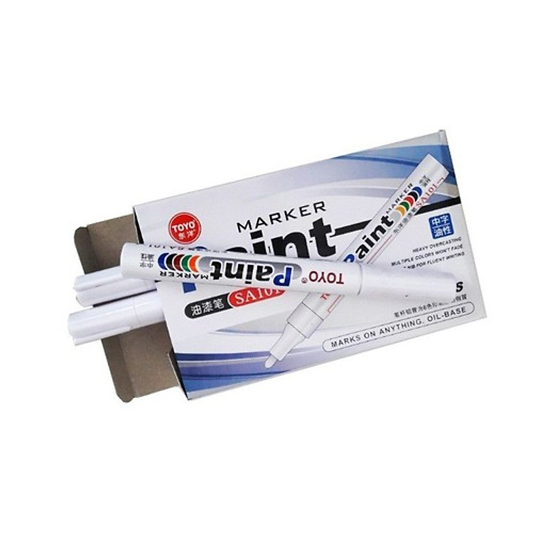 Bút sơn Toyo (12 cây) – Màu trắng