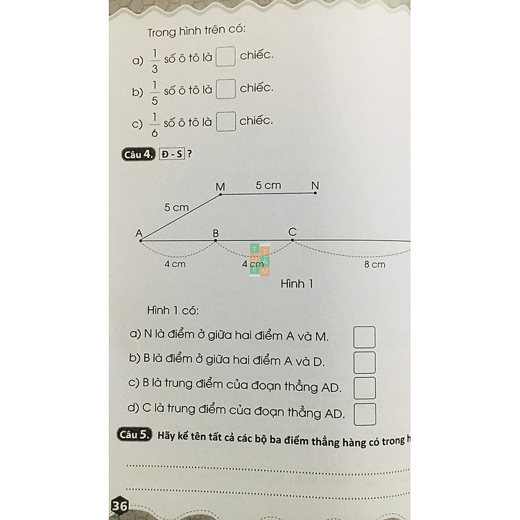 45 Đề Ôn Luyện và Kiểm Tra Toán 3 - Ảnh 4