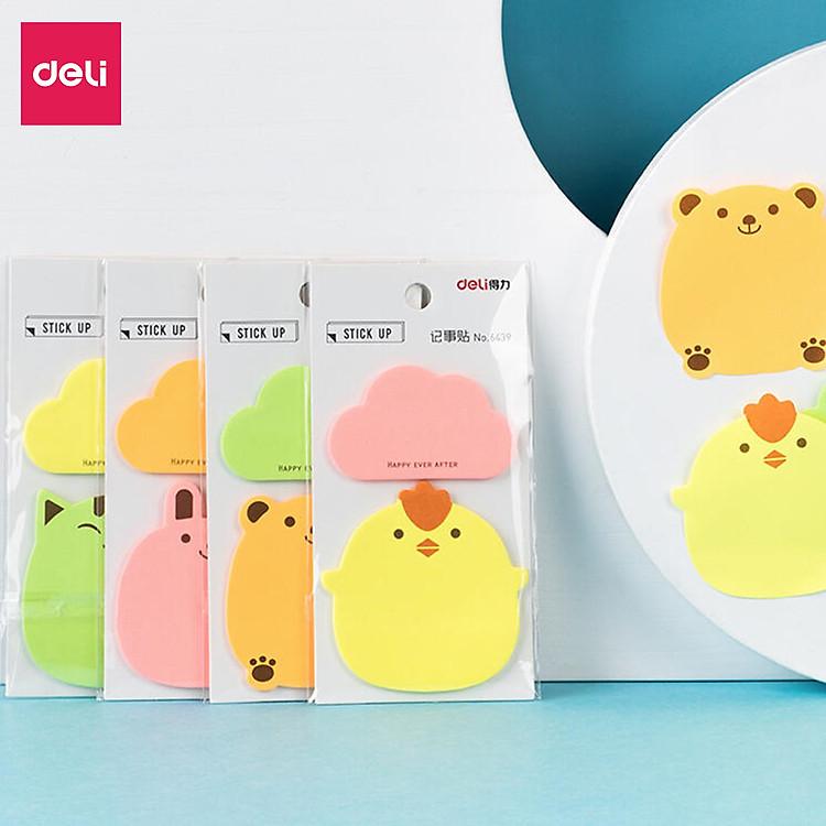 Giấy nhớ học sinh hình dễ thương Deli (Màu ngẫu nhiên) - Ảnh 7