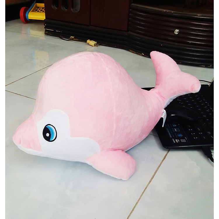 Cá heo bông cute 40cm tại THỊNH PHÁT Chính hãng Tiết kiệm - Hình ảnh 4