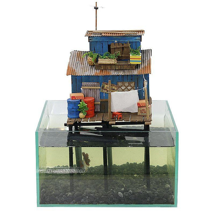 Mô Hình Gỗ Sài Gòn Xưa Tí Hon Chính hãng Giá tốt - Hình ảnh 2