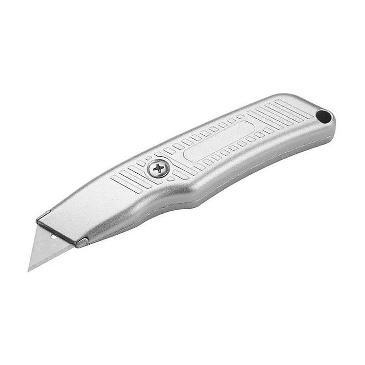 Dao Rọc Giấy Lưỡi Liền Cố Định Cán Nhôm Tolsen 30108 (61 x 19 mm)