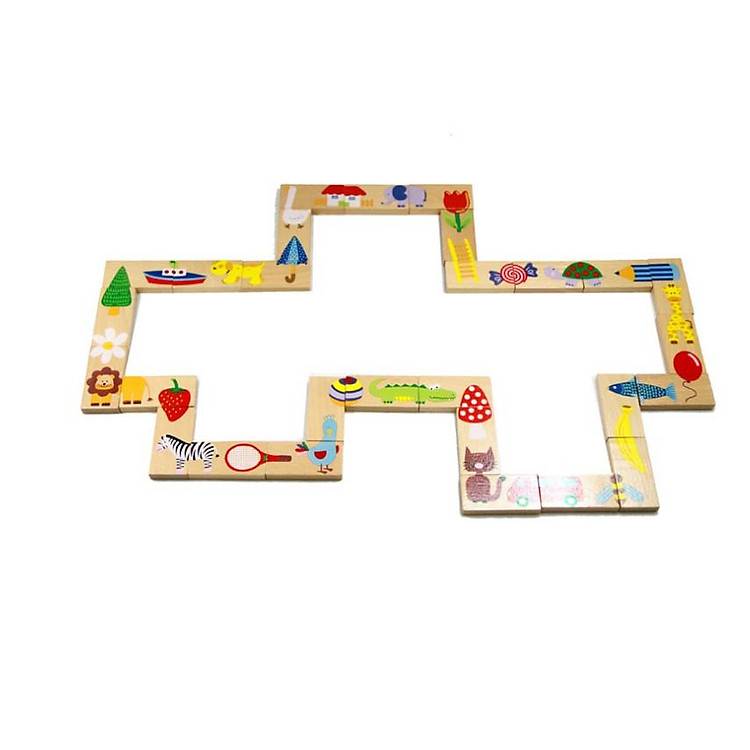 Đồ chơi xếp gỗ 28 chi tiết cho bé Chính hãng Giá rẻ - Hình ảnh 4