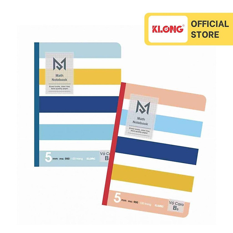 Vở Caro KLONG B5 (120 trang)