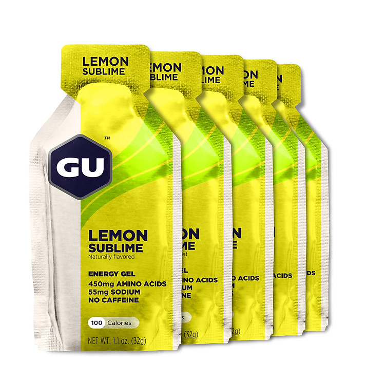 Combo 5 gói Gel năng lượng GU Energy Vị Chanh Lemon Sublime