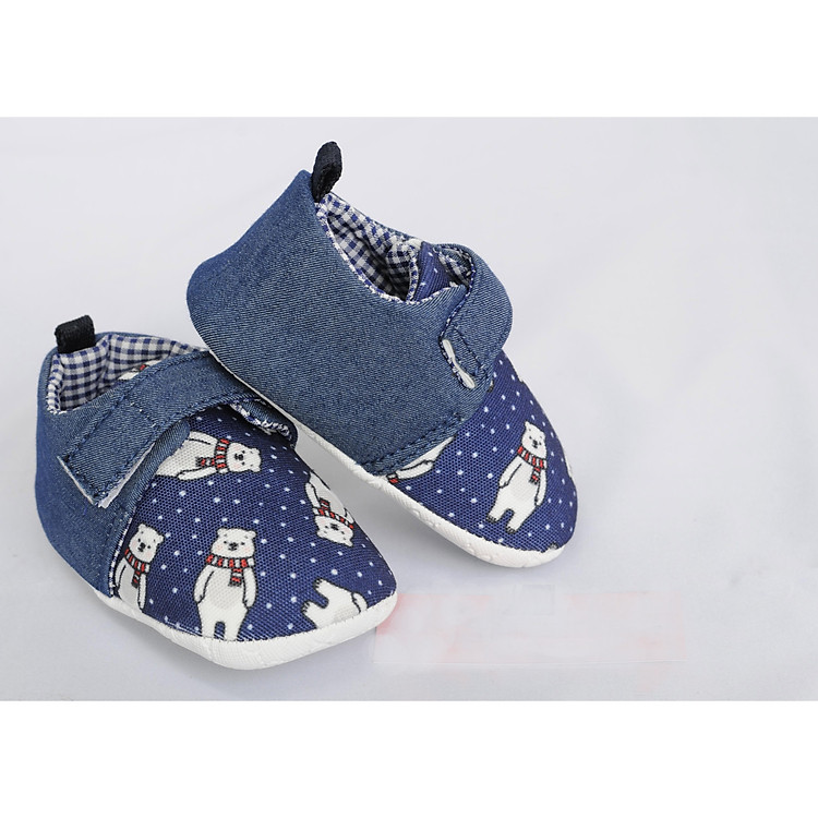 Giày Tập Đi Bé Trai Chất Liệu Cotton mềm mại - chống trơn trượt