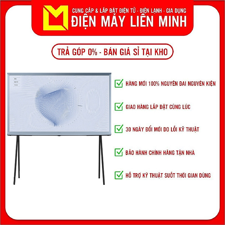 Smart Tivi The Serif QLED Samsung 4K 50 inch QA50LS01BB - HÀNG CHÍNH HÃNG (CHỈ GIAO HCM)