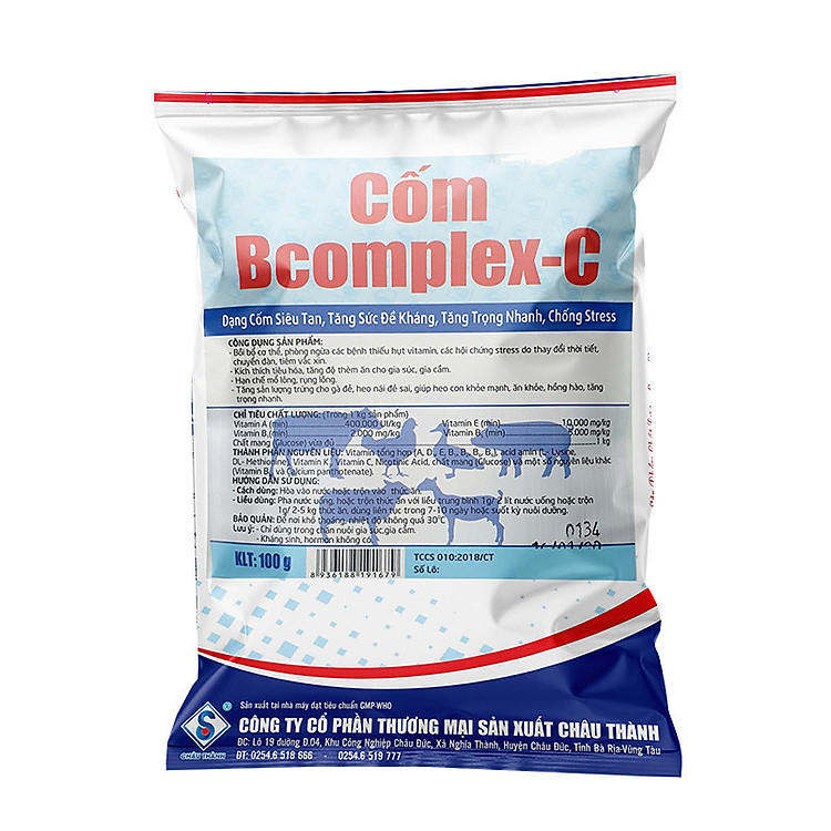 Vitamin bổ cho chim cảnh và gà đá Bcomplex cốm