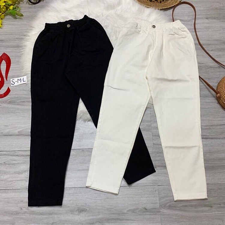 Quần baggy 9 tấc kaki