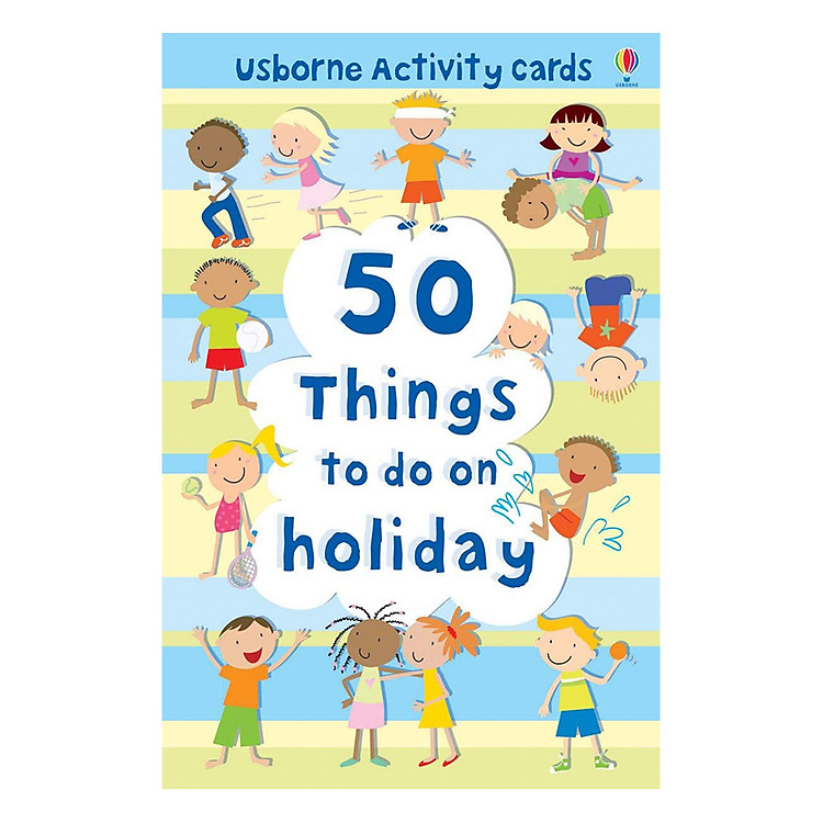 Sách Flashcards tiếng Anh - Usborne 50 things to do on holiday