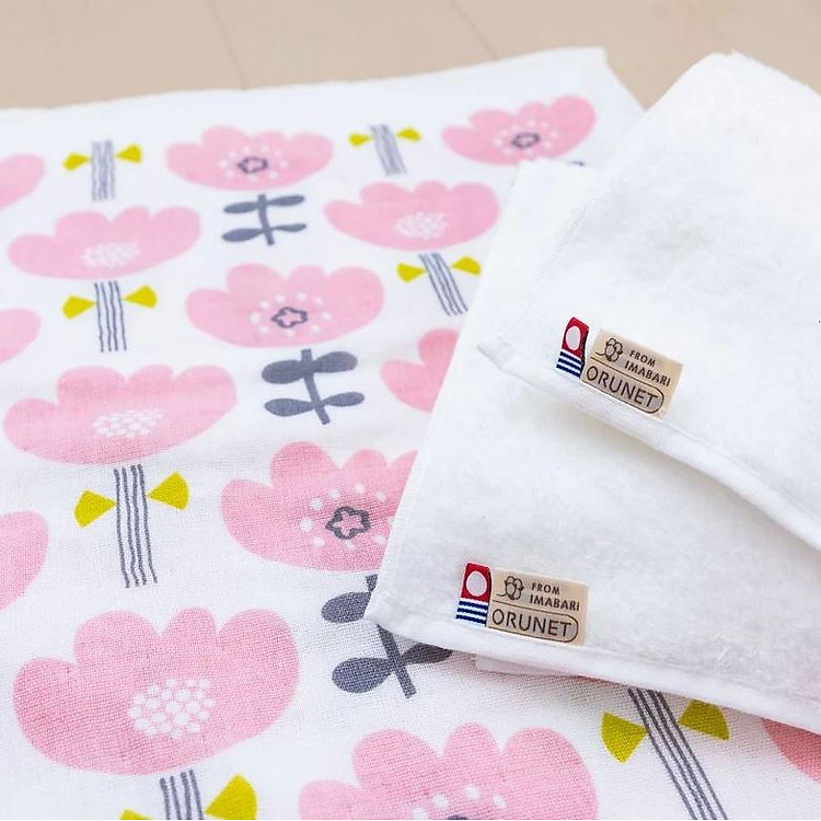 Chăn quấn Orunet cotton hoa cho bé Chính hãng Tiết kiệm