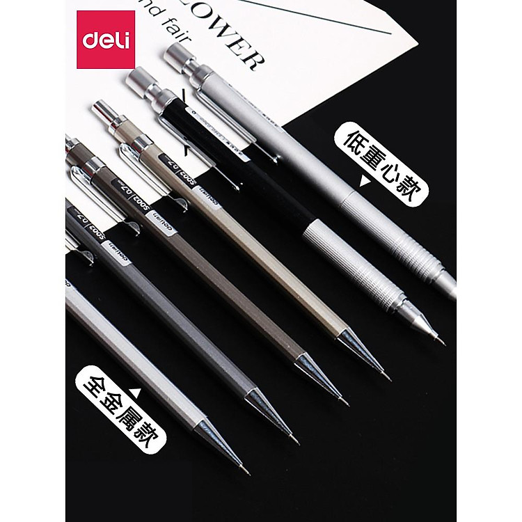 Bút Chì Kim Deli (Ngòi 0.5mm/0.7mm) - Ảnh 5