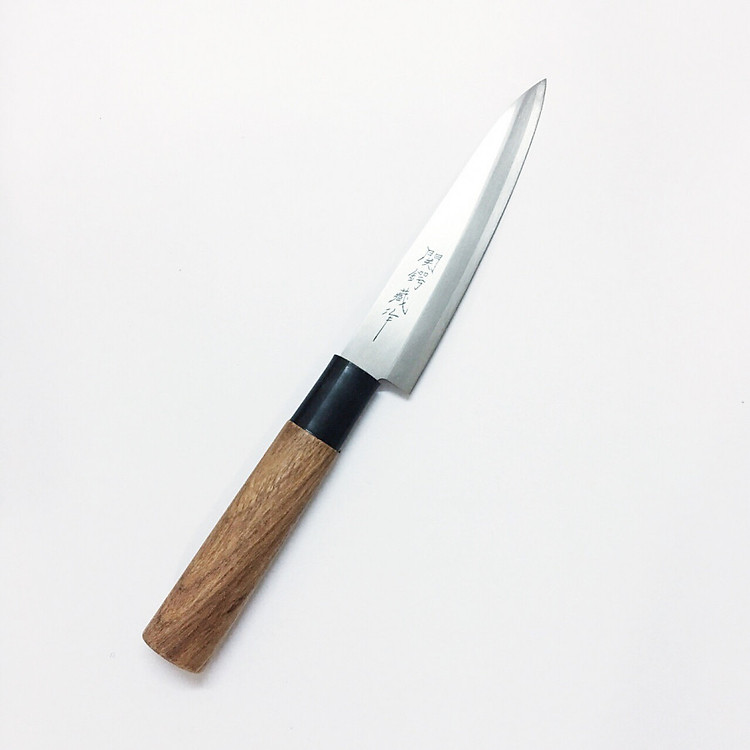 Dao làm cá cán gỗ không hút nước lưỡi 14cm thép không gỉ sắc bén Tiêu chuẩn Nhật Bản Dao-6 (đầu nhọn)