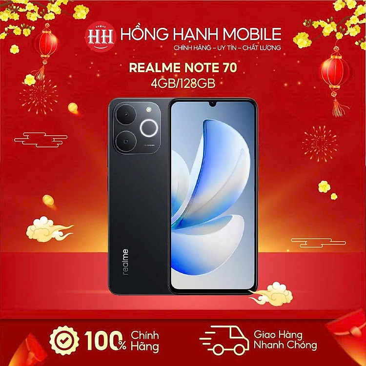 Điện Thoại Realme Note 70 4GB/128GB - Hàng Chính Hãng